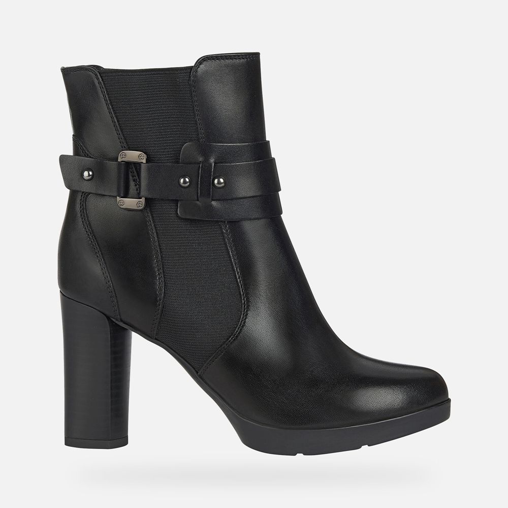 Geox Bayan Ankle Bot Siyah - Anylla Uzun - MUD-105987